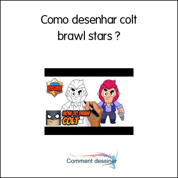 Como desenhar colt brawl stars